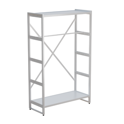 Stonk shelf with rail